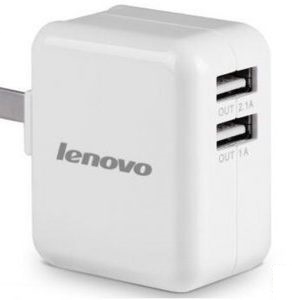 شارژر دیواری لنوو Lenovo AC210 Travel Charger 2.1A Double USB Charger