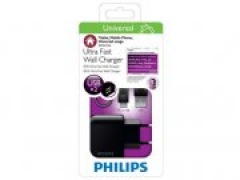 قیمت شارژر دیواری فیلیپس با دو پورت به همراه کابل micro-USB