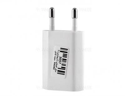 شارژر دیواری اصلی اپل نسخه اروپا Apple 2 Pin EU USB 5W Power Adapter