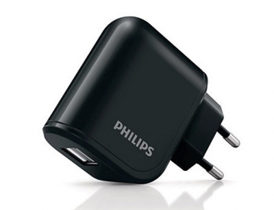 شارژر دیواری 2.1A فیلیپس Philips با دو پورت USB