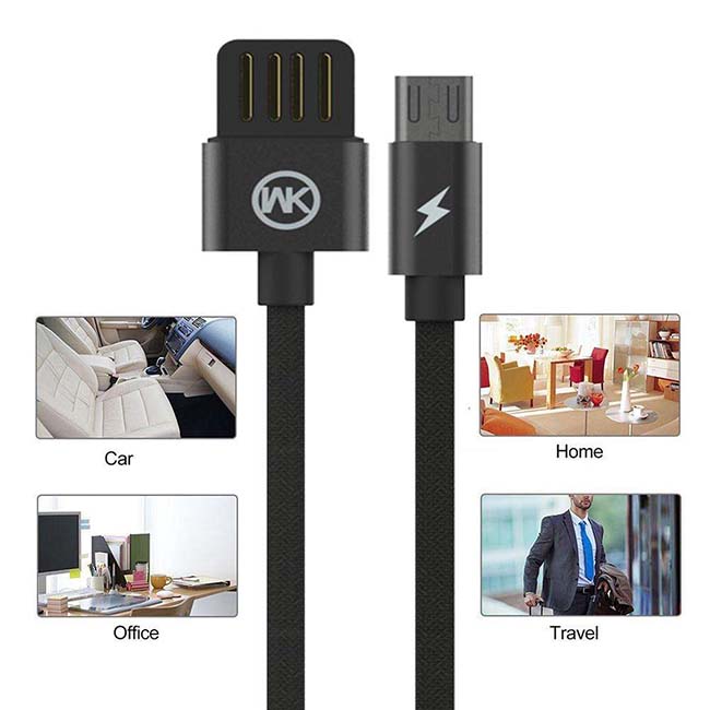 کابل تبدیل USB به USB-C دبلیو کی مدل WDC-055 طول 1 متر
